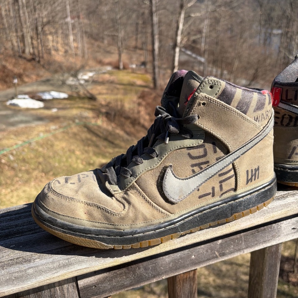 NIKE Dunk Premium Qs High Galaxy Size 10 *FLAWED READ* - Picture 8 of 12